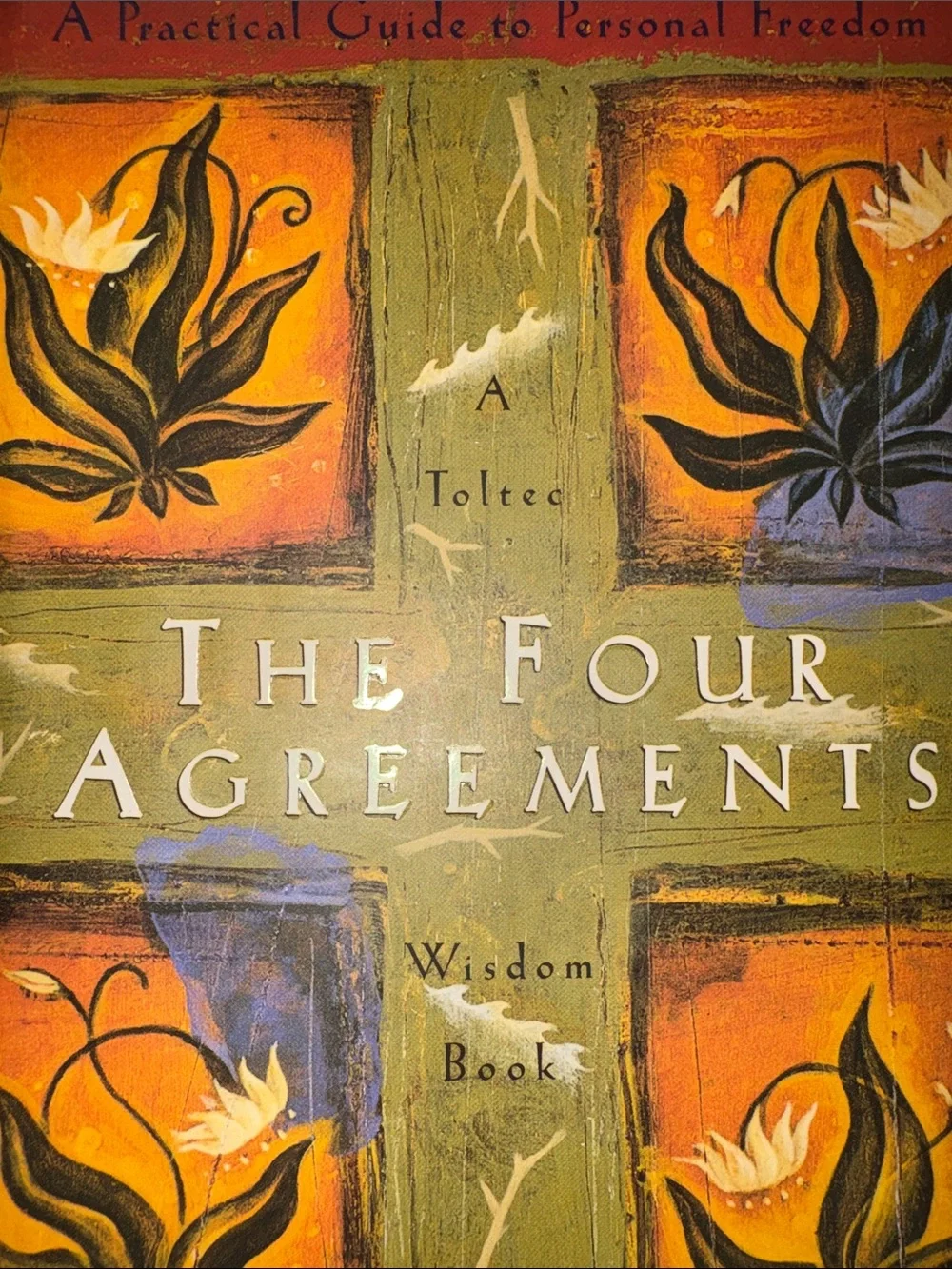 The Four Agreements Book - Don Miguel Ruiz - HARD BOUND/SOFT COVER  2 BOOKS 10